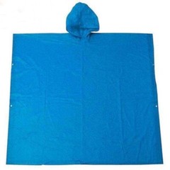 Emergency Hooded Poncho Rain Coat Waterproof CHOOSE Your Color Pink, Blue, Black
