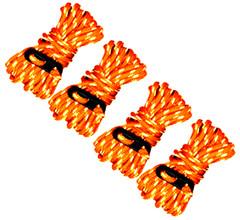 GUY LINE ORANGE bug out bag camp hike survival emergency UST RED fun