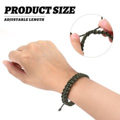 Inbagi Paracord Bracelet for Men Paracord Survivor Bracelets, Handmade Braide…