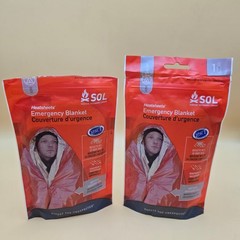 SOL Survive Outdoors Longer Heatsheets Emergency Blanket 56×84 Orange 2 Pack