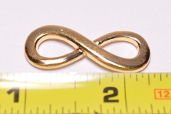 Gold Infinity Charms – Perfect for Paracord, Bracelets & Craft Projects