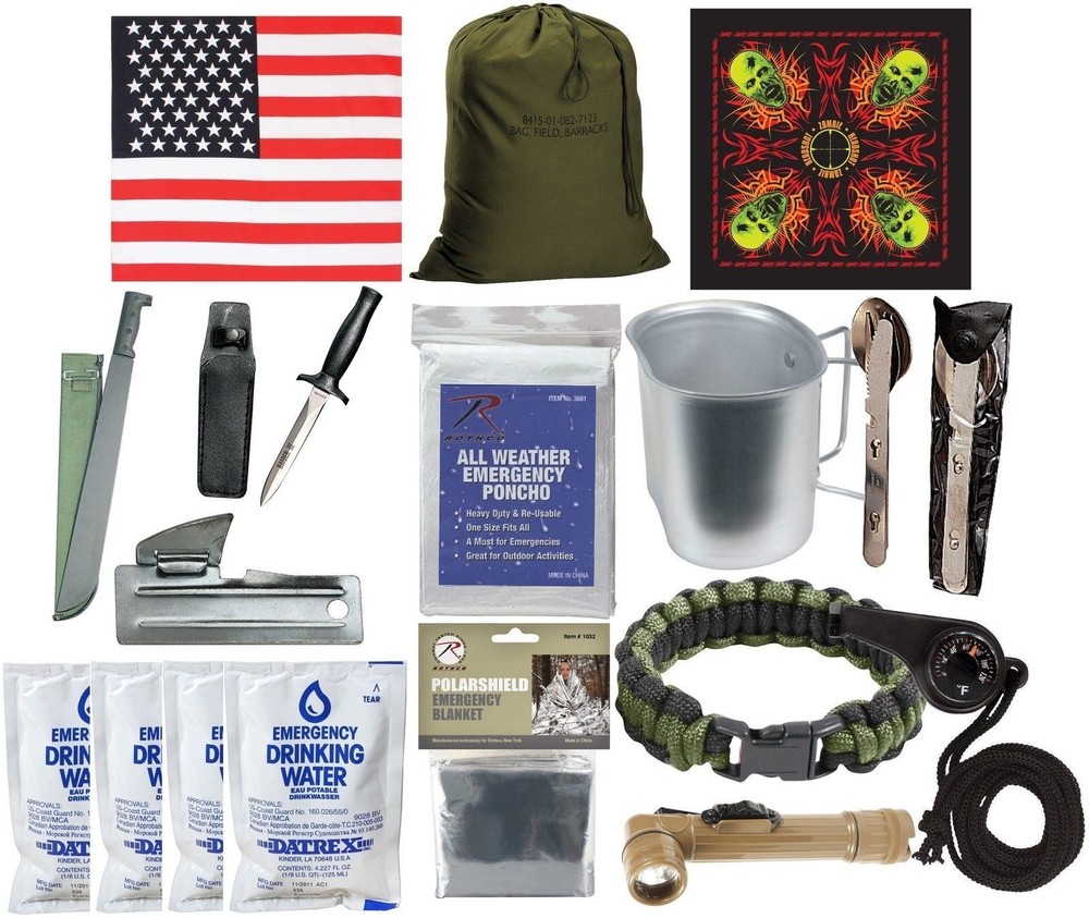Zombie Apocalypse Disaster Kit – Emergency Preparedness Survival Walker Defense