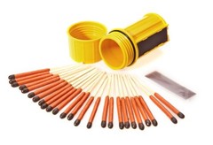 UCO Stormproof Match Kit with Waterproof Case, 25 Stormproof Matches and 3 St…