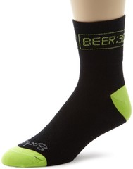 SockGuy Men’s Beer 30 Socks, Black, Large/X-Large Large-X-Large, Black