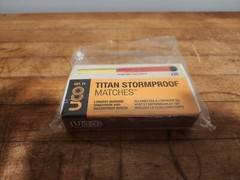 NEW UCO Titan Stormproof Matches 25-Pack w/2 Extra Strikers Windproof Waterproof