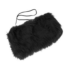 Reusable Black Polyester Hand Muff Portable Warmer Pouch Outdoor Winter Supply