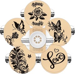 Effortless One-Hand Application Waterproof Sensor Covers, 10 Pack Tattoo Design