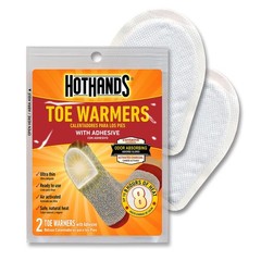 HotHands Toe Warmers – Long Lasting Natural Odorless Air 6 Pair, White