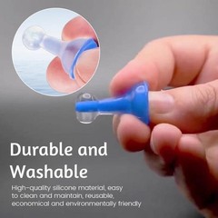 1Pair Inflatable Ear Plugs Reusable Noise-Reducing Earplugs For Sleep Swimming