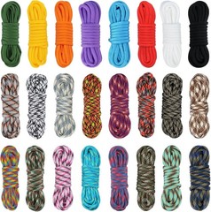 Paracord 550 Combo kit 24 Colors 10ft Paracord Rope W/ Instruction Multifunction