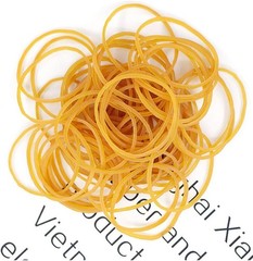 Korty 500pcs Sturdy Stretchable Elastic Bands – General Purpose Rubber Orange