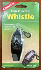 Coghlan’s Four Function Emergency Safety Whistle Thermometer Magnifier Compass