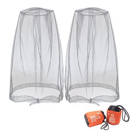 Mosquito Head Net Mesh, Face Neck Fly Netting Hood From Bugs Gnats Noseeum