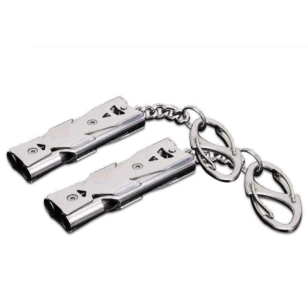 Whistle Emergency Whistles Keychain Rape Whistle Stainless Steel High Decibel…