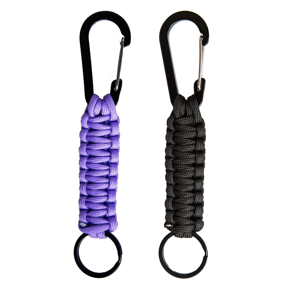 Paracord Lanyard Keychain With arabiner Hook And Key Ring