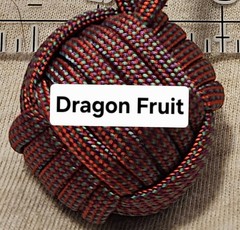 550 Paracord 1″ Pinball Decorative Monkeys Fist 5.5″ Color Changing Cord 2″ Clip