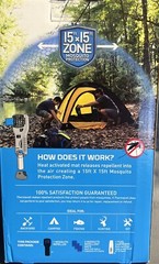 Thermacell Portable Mosquito Repeller, Plus Holster W/Clip, Black NEW In Box!