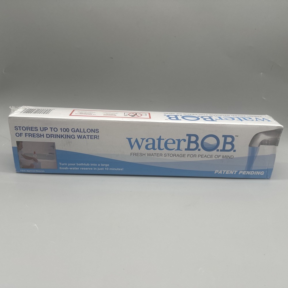 WaterBOB Bathtub Emergency Drinking Water Storage Container 100 gallons Sealed