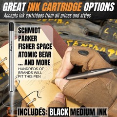 Self Defense Tactical EDC Pen, Car Window Glass 1 Count (Pack of 1),
