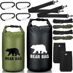 2 Sets Bear Food Bag for Camping Food Hanging System Includes 2 Waterproof Be…