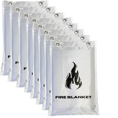 24pc Fire Blanket Set Emergency Survival Kit pack 40″x40″ New