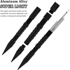 14Pcs Paracord Stitching Set Stainless Steel Lacing Needles FID Knotter Tools wi