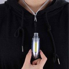 Emergency LED Whistle Light AAA Battery Power COB LED Four Color Personal Ala…