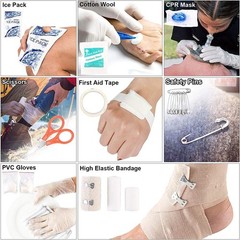 216 Pcs Survival First Aid Kit Supplies Gear Equipment Emergency Professional