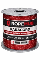 SGT KNOTS RopeHub 550 Paracord 7 Strand Core Nylon Parachute Cord, 550 Lb Test