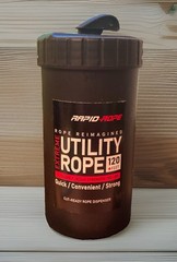 Rapid Rope Canister 120ft Green Tactical Paracord, Made in USA, 1100lb Tested