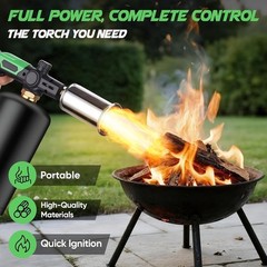 Propane Torch Head, Powerful Charcoal Torch Lighter, Campfire Starter, Grill