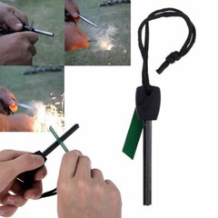 1-10pcs Outdoor Survival SOS Magnesium Flint Scraper Stone Fire Starter Lighter