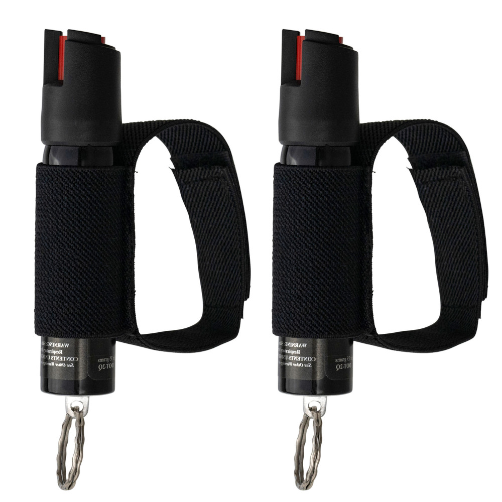 Police Magnum pepper spray runner safety gear defense 2pack 3/4oz JOGGER Keyring