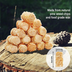 HGD Natural Fire Starters – Waterproof & Odorless Charcoal Starters for Fireplac