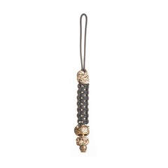 Knife Paracord Lanyard with Brass Bear Head Beads,Tactical Lanyard for Knife