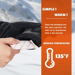 Hot Hand Warmers – 20 Count – Disposable 10 Pairs, 10 Pairs