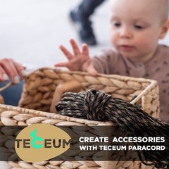 Teceum Paracord Type Iii 550 Coyote Brown 200 Ft 4Mm Tactical Rope Mil-Spec