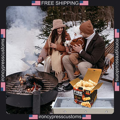 Natural Fire Starter Sticks for Fireplace, Grill and Camping