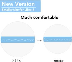 Sensor Covers for Libre 3, Waterproof-50 Pack Adhesive Patches,Transparent
