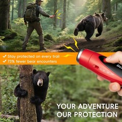Electronic Air Horn and Bear Bells for Hiking Safety Gear Camping