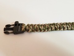 L3 Technologies Paracord Bracelet 9 Inches Green Camouflage