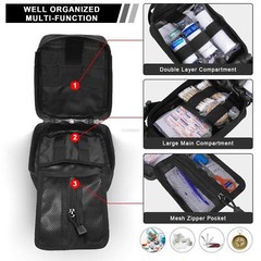 Tactical Molle Medical First Aid Kit Pouch Military Ifak Emergency Survival Bag