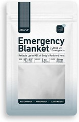 50 Pack Emergency Mylar Thermal Blankets Heat Reflective Survival Camping Gear