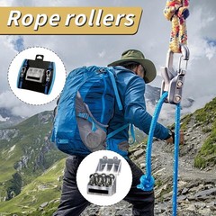 Outdoor Tensioner with Rope Roller Paracord – Cinching Tool for Camping, Hiking