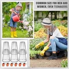 6 Pack Mosquito Head Net Bug Head Net Insects Mesh Head Net for Outdoor Face …