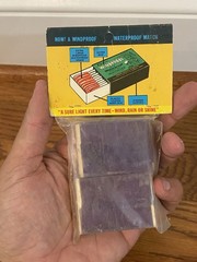 Vintage Coghlan’s Windproof & Waterproof Wooden Matches 2 Packs Of 50 New