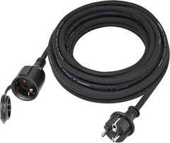 Extension Lead Outdoor 20m for Outdoor Use, Rubber Extension Power…