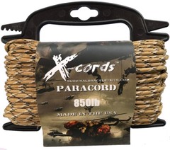PARACORD 850 100FT ON QUICK DEPLOY SPOOL TANGLE FREE