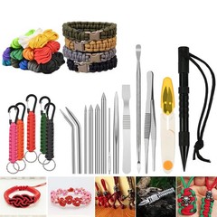 BUYGOO 14Pcs Paracord Stitching Set Stainless Steel Lacing Needles FID Knotter T