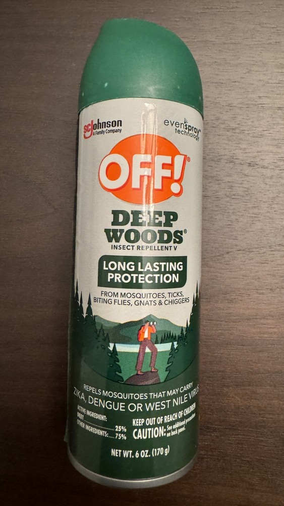 OFF! Deep Woods Insect Repellent Aerosol, Bug Spray with Long Lasting Protection